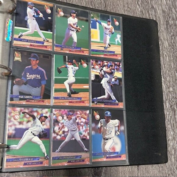 1993 Fleer Ultra Baseball Complete Set Series 1&2 650 Cards In Binder…41 HOFers - Picture 5 of 8